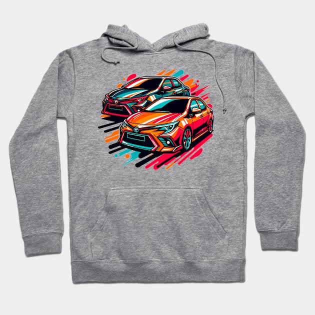 Toyota Corolla Hoodie by Vehicles-Art